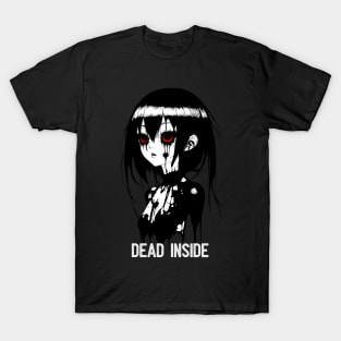 Dead Inside Emo Girl T-Shirt